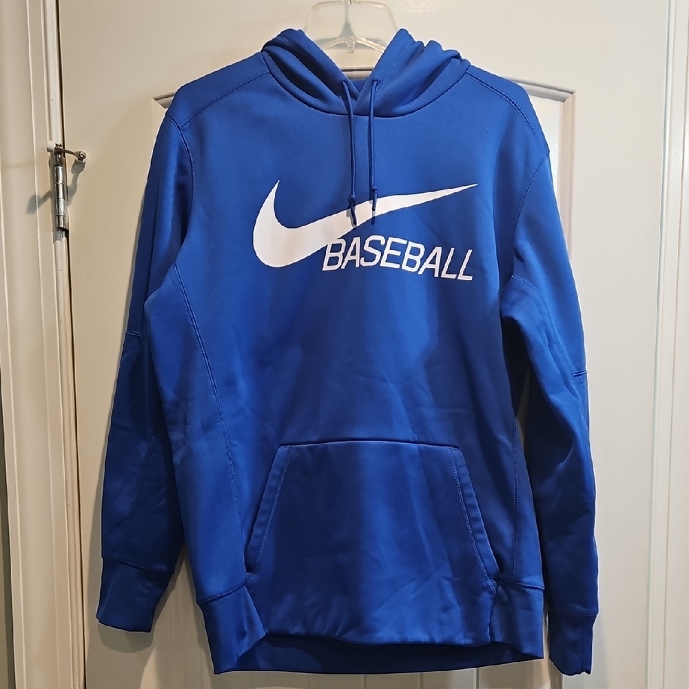 Nike Men's Blue Baseball Hoodie